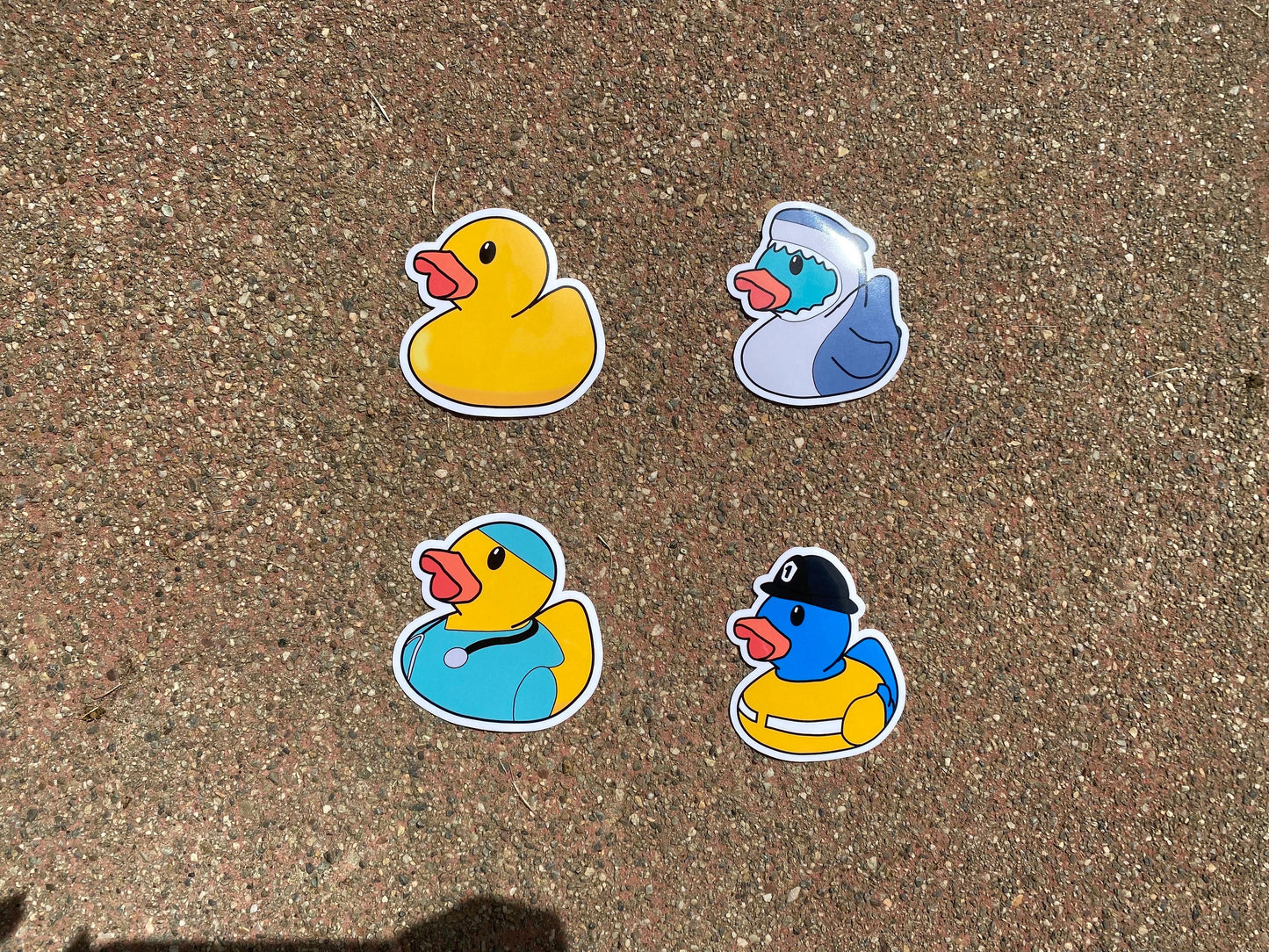 rubber duck collection sticker pack