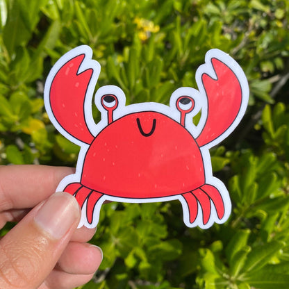 summer crab sticker
