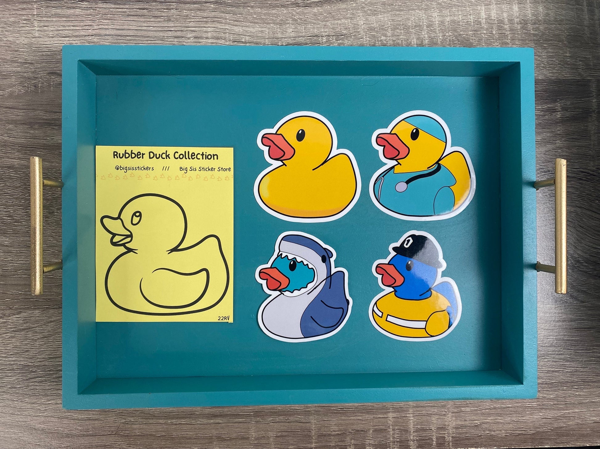 rubber duck collection sticker pack